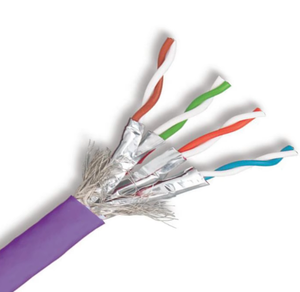 Câble réseau Ethernet LAN 23AWG 0.57MM 1000mhz résistant aux UV CAT7A CAT7 <span class=keywords><strong>CAT</strong></span> <span class=keywords><strong>7A</strong></span> SFTP PVC + PE pour enterrement direct extérieur - Product Image 2