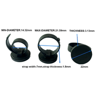 Étiquette électronique RFID UHF EM4305 920-925/865-868 MHz, réglable, pour pattes d'animaux, bague pour pattes de poulet, gestion de l'élevage de volailles, étanche