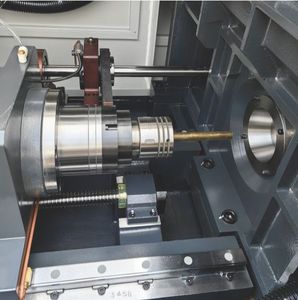 New Design Dual Spindle 5/6 Axes Horizontal Turning Center 220V Single Heavy Duty Metal Fanuc Control System PLC Core CSL205H/20 - Product Image 5