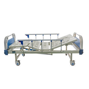 ABS kepala papan tinggi dapat diatur murah tempat tidur rumah sakit medis 2 fungsi Manual tempat tidur menyusui rumah sakit - Product Image 2
