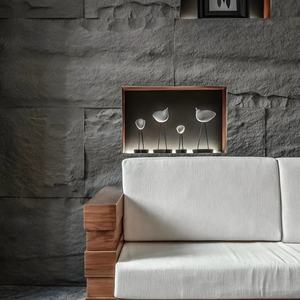 כוח קל וגבוה, 3d לוח קיר אבן קיר דקורטיבי pu קיר אבן דקורטיבי - Product Image 3