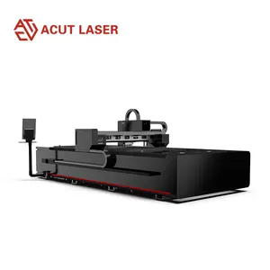 ACUT2024 Metal paslanmaz çelik CNC Fiber lazer kesim makinesi otomatik için en çok satan Fiber lazer kesim makinesi