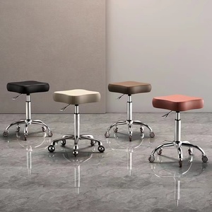 Silla de Estilista para Salón de Belleza, Taburete para Peluquería, Muebles de Salón, Silla de Barbería, Silla de Estilismo Contemporánea con Forma de Flor - Product Image 1
