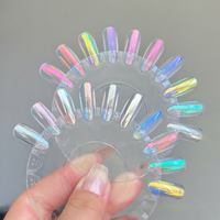 Poudre Polarisée Magique Transparente Effet Miroir Glacé Aurore Féerique Ciel Perlé Clair de Lune pour Nail Art – Vente en Gros