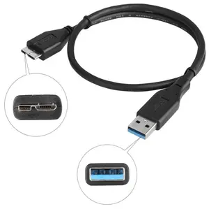 Shenzhen Manoson Haute Vitesse USB 3.0 Type A Mâle À Micro B Mâle Adaptateur Câble Convertisseur Pour Disque Dur Externe Disque HDD Câble