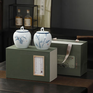 Vente en gros de boîtes en papier magnétiques <span class=keywords><strong>pour</strong></span> cadeaux alimentaires avec pot en céramique tasses décoratives personnalisées vases en céramique et en <span class=keywords><strong>porcelaine</strong></span> boîte en papier cadeau - Product Image 4