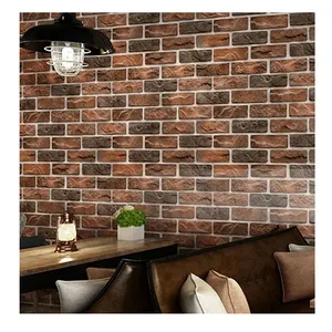 Factory Outlet Modern Minimalist Brick 3d Wallpaper Wohnkultur Tapete Wasserdichtes Design PVC Stein Vinyl Fliesen Tapete