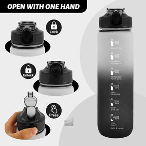 Personalizzato 500ml trasparente Sport bottiglia di acqua di plastica per la corsa <span class=keywords><strong>calcio</strong></span> <span class=keywords><strong>calcio</strong></span> 32oz - Product Image 2