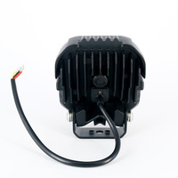 LANSEKO Lampe de travail carrée à LED de 4.5 pouces 45W 3300LM Spot Flood Beam avec ambre DRL Auxiliaire Offroad Assembly Led Pod Cube Lights