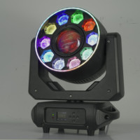 Projecteur LED Moving Head RGBW 4-en-1 Donut Bee Eye 10*20W 4-en-1 + 1*100W LED Cannon pour Événements, Concerts, Mariages