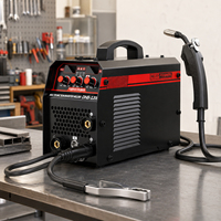Máquina de Soldar Multifunción 3 en 1, 220V, Sin Gas, MIG MMA TIG, Inversor IGBT, Soldador Portátil de Núcleo Fundente para Taller de Reparaciones