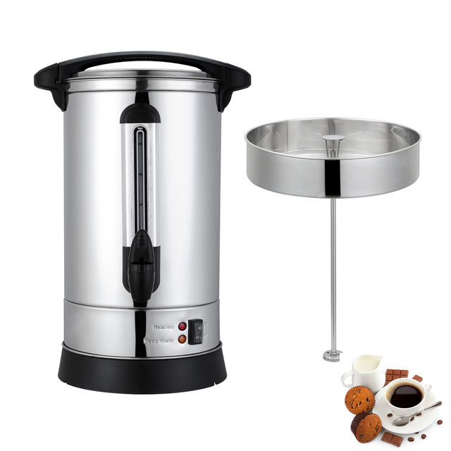 Food Grade Spray Double Layer Electric 304S/S Coffee Machines Coffee Boiler 10 Liter for Coffee Shop