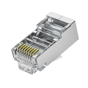 Connecteur réseau GLGW blindé Cat5e RJ45 8 ports 8 cœurs en alliage de cuivre, haute conductivité, fabrication de précision, durable pour - Product Image 1