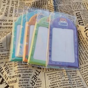 Korean Style PVC <b>Id</b> Card Case Cute Custom Printed Pattern Keychain Card <b>Holder</b> with Rubber for Photos & Credit Cards - Product Image 5