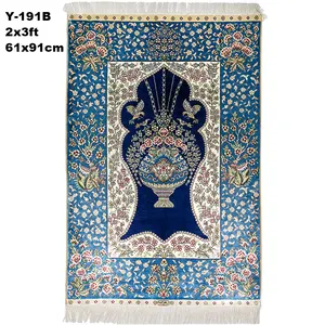 Nanyang Yuxiang oosterse wevers vouwen gebed zijde mat tapijten tikar 2X3ft sajadah moslim