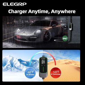 Elegrp 32 amp xách tay điện xe sạc, nhà EV Trạm Sạc với 25ft cáp cho tất cả các j1772 xe điện - Product Image 2