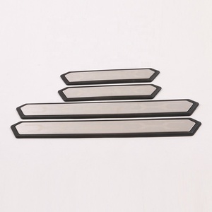 WZXD New Arrival Car Sliver Titanium <b>Door</b> Sill Guards <b>Door</b> Sill <b>Plate</b> Exterior Accessories for 2019 - Product Image 3