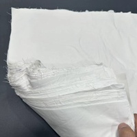 Chiffons de draps d'hôtel 100% coton recyclé balle de draps de lit d'occasion blancs pour usage industriel chiffons d'essuyage textiles