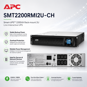 Fuente <span class=keywords><strong>de</strong></span> alimentación ininterrumpida <span class=keywords><strong>APC</strong></span> UPS <span class=keywords><strong>de</strong></span> 1980W/2.2KVA, batería <span class=keywords><strong>de</strong></span> energía UPS <span class=keywords><strong>de</strong></span> <span class=keywords><strong>respaldo</strong></span> estabilizada con voltaje montado en rack <span class=keywords><strong>de</strong></span> W/2.2KVA - Product Image 5