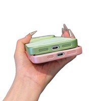 Coque de protection antichute 2-en-1 effet vague d'eau pour iPhone 17 Pro Max, 16, 15 Pro, 14, 13, 12/11