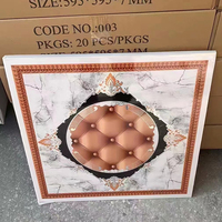 Plaques de plafond en PVC modernes, imperméables et ignifuges, 2x2 pouces, carrées, suspendues