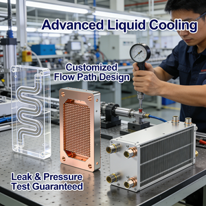 Disipador <span class=keywords><strong>de</strong></span> Calor <span class=keywords><strong>de</strong></span> Aleación <span class=keywords><strong>de</strong></span> <span class=keywords><strong>Aluminio</strong></span> Personalizado Serie 6000 para LED <span class=keywords><strong>de</strong></span> Alta Potencia y Máquina <span class=keywords><strong>de</strong></span> Soldadura por Fricción, Corte y Enfriamiento Eficiente - Product Image 5