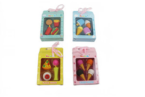 Soododo hộp quà nhỏ Quà Tặng trẻ em học sinh Dễ thương hoạt hình thực phẩm hình kem tẩy sáng tạo văn phòng phẩm đặt bánh - Product Image 6