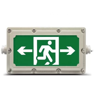 Fábrica de luces de emergencia 2x3W Salida DE EMERGENCIA Led recargable Personalizar con dos tiempos redondos 2 horas de luz de aluminio Ip65 - Product Image 3