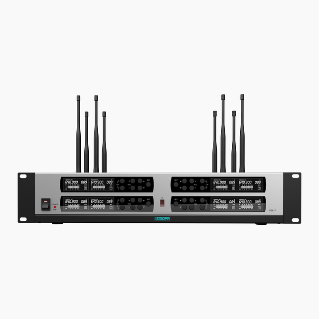 PLL True Diversity UHF Wireless Conference Microphone System with Translation Function