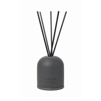 Uobobo Diffuseur de chambre Diffuseur d'anches en céramique Bouteille d'aromathérapie Couvercle en céramique Diffuseur d'anches en verre