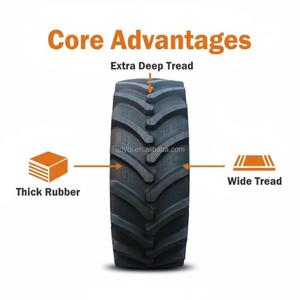 Neumático Agrícola Radial 280/70R20 con Patrón TR-1W de Triangle, Neumático para Tractor, Cosechadora y Maquinaria Agrícola - Product Image 4