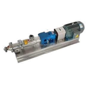 Pompe à vis progressive sanitaire motorisée en acier inoxydable à haute viscosité, capacité de refoulement, 2 pouces, excellente performance - Product Image 2