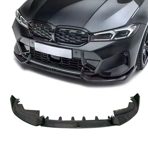 Para <span class=keywords><strong>BMW</strong></span> Serie 3 G20, Labio Delantero de Fibra de Carbono, Separador de Parachoques Delantero, Accesorios para Auto - Product Image 1