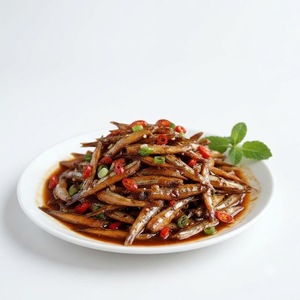 Anchois braisés traditionnels du Vietnam, en conserve 250g, petits poissons savoureux assaisonnés dans une sauce onctueuse, pratique - Product Image 1