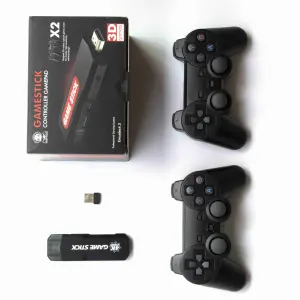 Video Gamepad Console 2.4G Draadloze Controller Hd Game Stick Box 4K 10000 Games 64Gb Classic Retro Tv games Voor Fc PS1 Gba