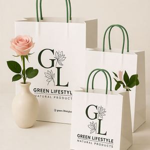 Bolsa de Papel Kraft Ecológica para Pan, Galletas, Productos de Panadería y Compras, 50 cm, MOQ Bajo, Logotipo Personalizado - Product Image 5