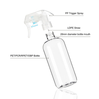 Offre Spéciale – Bouteille PET PCR RPET Verte Personnalisée 300ML 10OZ avec Pulvérisateur à Gâchette Fine, Impression de Logo Personnalisée sur Soie, Échantillon Gratuit, OEM