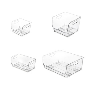 Transparent Clothes <b>Storage</b> Box <b>Stackable</b> Rectangular Organizer Large Capacity For Wardrobe Closet <b>Drawer</b> Organization - Product Image 5