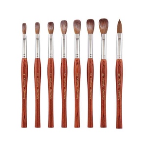 60% Nail <b>Brush</b> Kolinsky Art <b>Brush</b> Wood Pen Rod Nail Extension Pen Nail <b>Brush</b> Factory Customized - Product Image 2