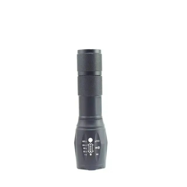 Hot Sale Dimmable High Power Rechargeable Flashlight Torch 18650, Super Bright Zoom Powerful Torch Tactical led Flashlight