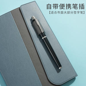 Custom Leather Organizer Planner Wireless Perfect Binding 80gsm Paper Multifunction Business Office Notebook LX-0129 - Product Image 4