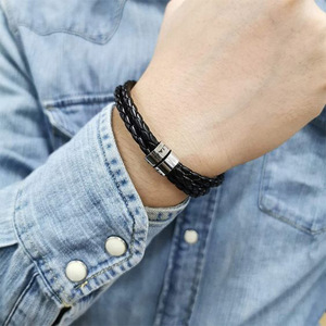 <span class=keywords><strong>Bracelet</strong></span> porte-bonheur en Kevlar avec perles pour homme, <span class=keywords><strong>cadeau</strong></span> idéal pour la Fête <span class=keywords><strong>des</strong></span> Pères, pour le commerce électronique transfrontalier - Product Image 4