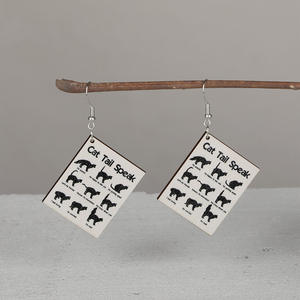 Pendientes de Botón Semi-gestionados, Ecológicos, Estilo Europeo Americano, Rectangulares, Chapados en Oro de 10K, Clásicos, Unisex, Regalo Mairi - Product Image 5