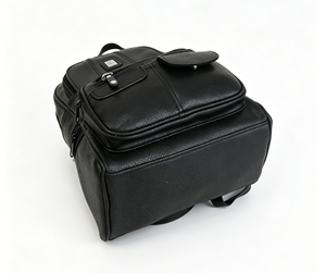 <span class=keywords><strong>Zaino</strong></span> in Pelle PU Nera per Donne, Multi Tasche, Piccolo <span class=keywords><strong>Zaino</strong></span> da Viaggio, <span class=keywords><strong>Zaino</strong></span> in Pelle Trendy da <span class=keywords><strong>Donna</strong></span>, Borsa Casual per Uso Quotidiano - Product Image 5
