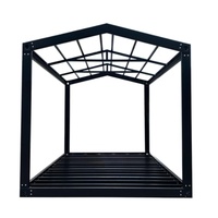 Maisonnette modulaire, ossature en acier, petite maison, 6m*3m, kit de structure en acier pour toit triangulaire, en kit, à vendre
