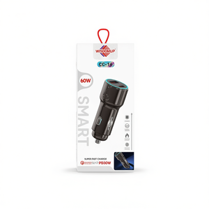 Caricabatterie per Auto WISDOMUP CC-16 60W Ricarica Rapida Intelligente USB Tipo A 12-24V con Indicatore LED - Product Image 1