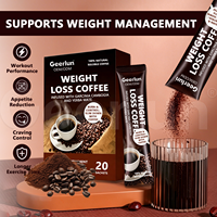 Café en poudre pour le contrôle du poids en promotion avec Garcinia Cambogia – Suppresseur d'appétit et bâtonnets de café pour la perte de poids