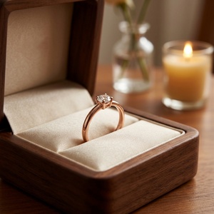 Anillo de Eternidad de Oro Sólido de 14K con Diamantes Cultivados en Laboratorio, Certificado IGI, Corte Redondo VVS VS, Anillo de Bodas para Mujer - Product Image 4