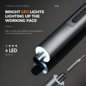 Bộ tua vít điện không dây đa năng 62 trong 1, pin sạc 3.7V, bộ tua vít điện chính xác - Product Image 4