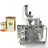 Machine d'emballage de sachets préformés haute efficacité, homologuée CE, avec remplisseur quantitatif pour l'emballage de sachets préformés de poudre de Natto